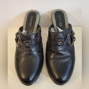 Stylish Black Women's Mules by St Johns Bay sz 9m -1086-4500